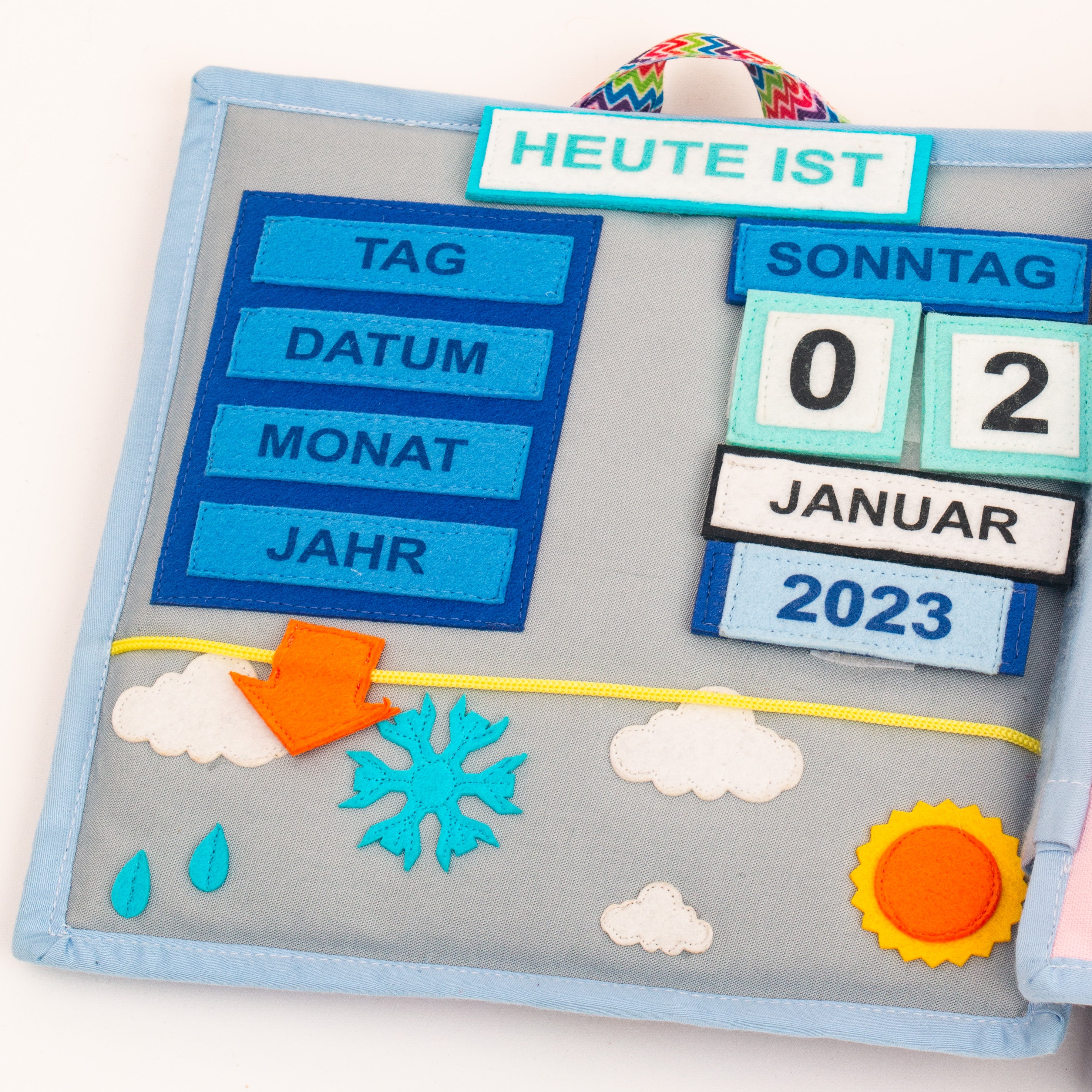 My First School Day - 6 pages Quiet Book