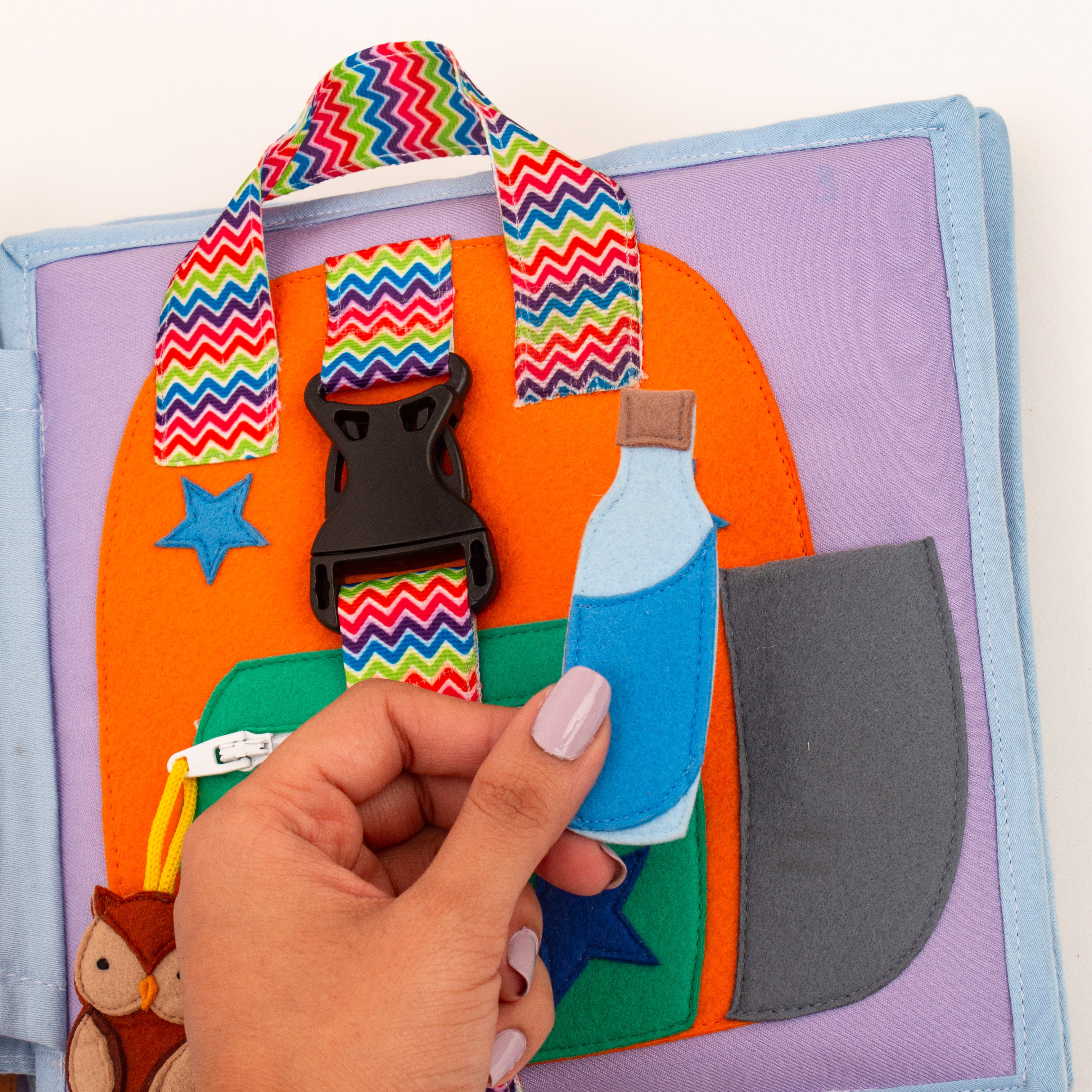 My First School Day - 6 pages Quiet Book