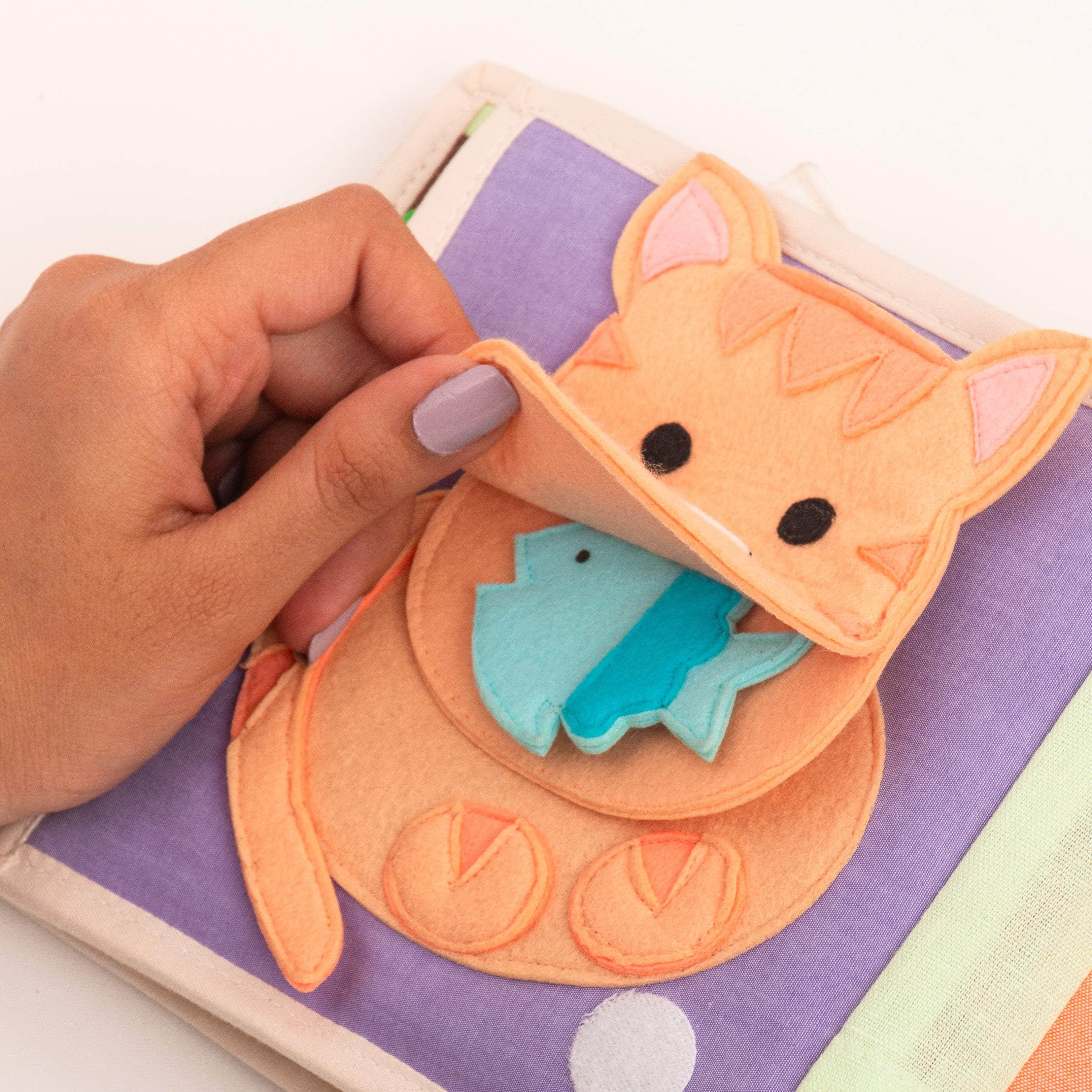 Animal Friends - 6 Pages Mini Quiet Book