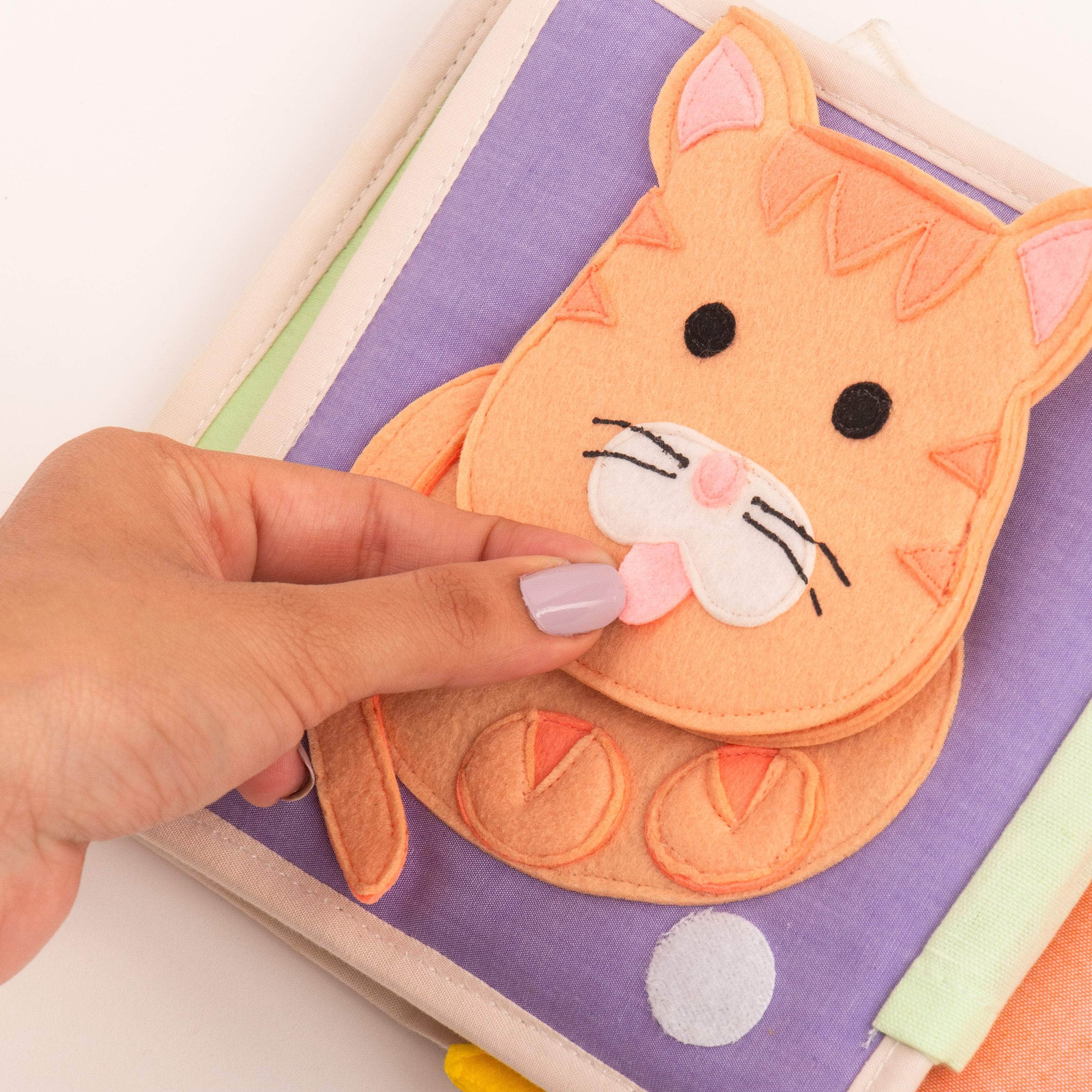 Animal Friends - 6 Pages Mini Quiet Book