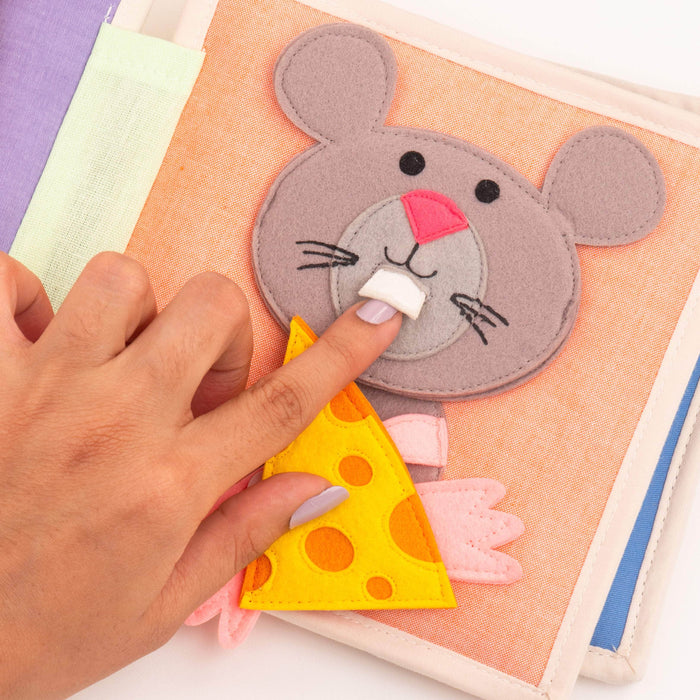 Animal Friends - 6 Pages Mini Quiet Book