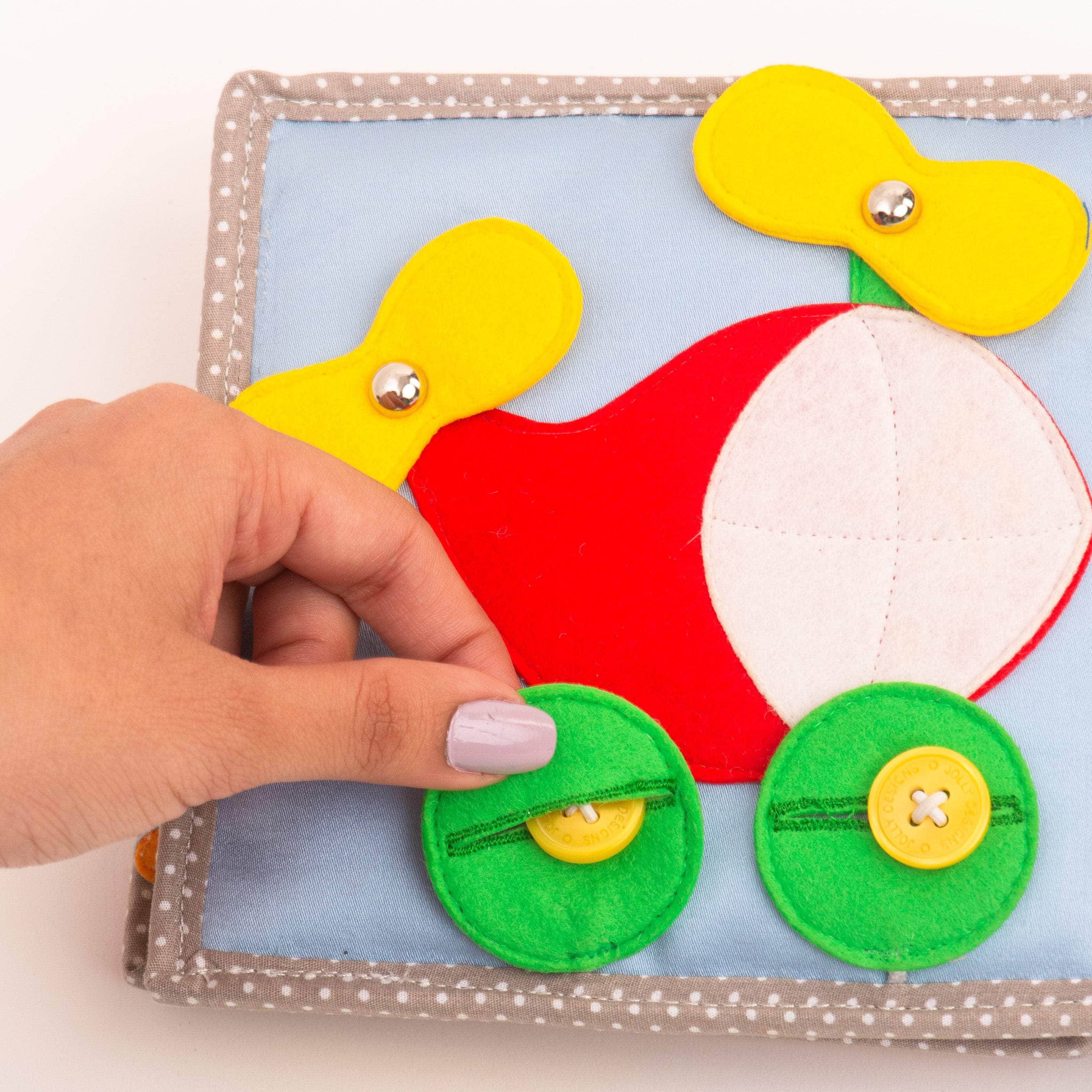 Peek-a-Boo - 6 Pages Mini Quiet Book