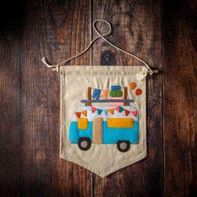 caravan wandteppich wanddeko - jolly designs