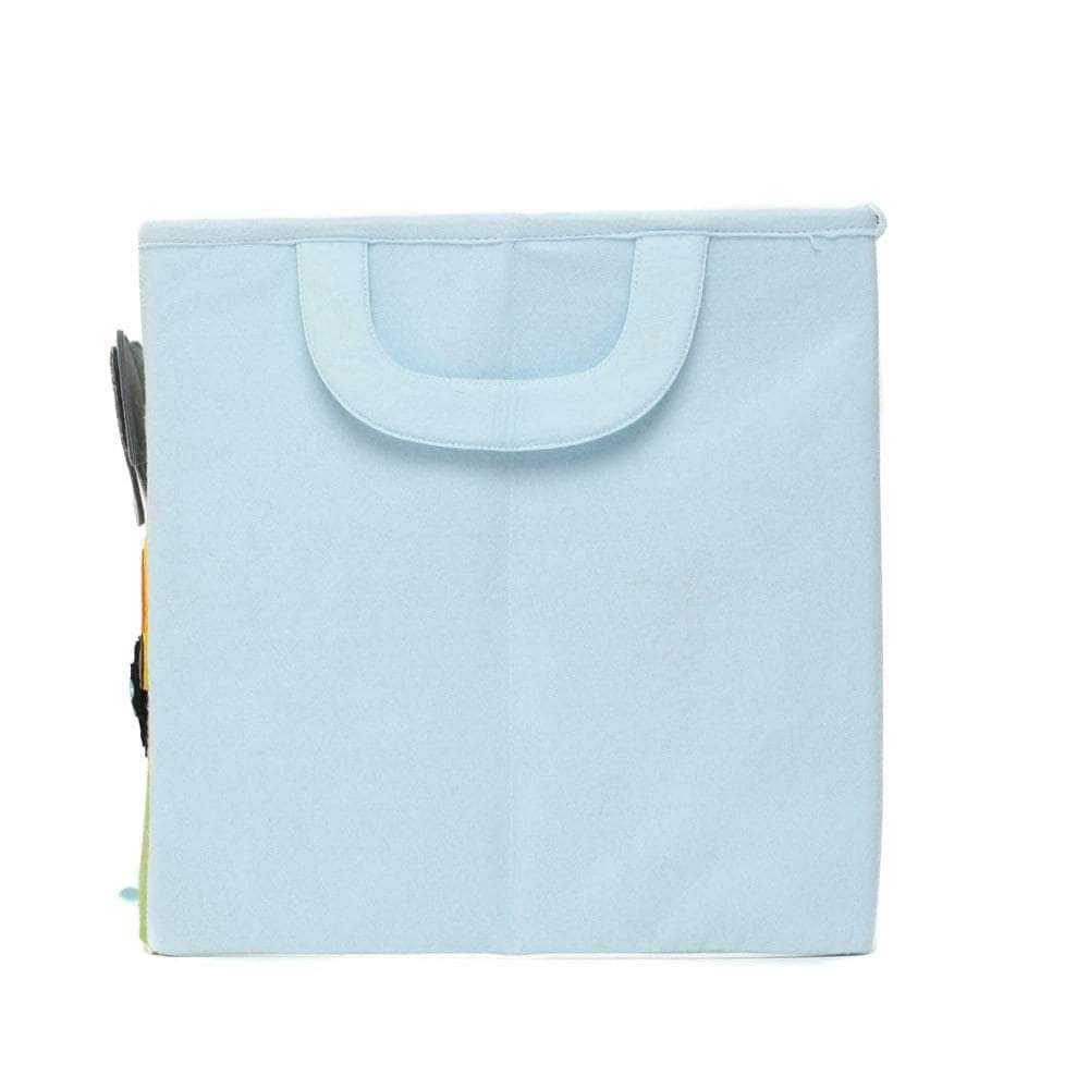 Boîte de rangement - Le train des animaux (carrée)