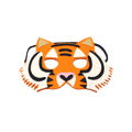 Tiger Felt Mask