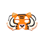 Masque en feutre Tigre