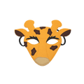 Giraffe Felt Mask