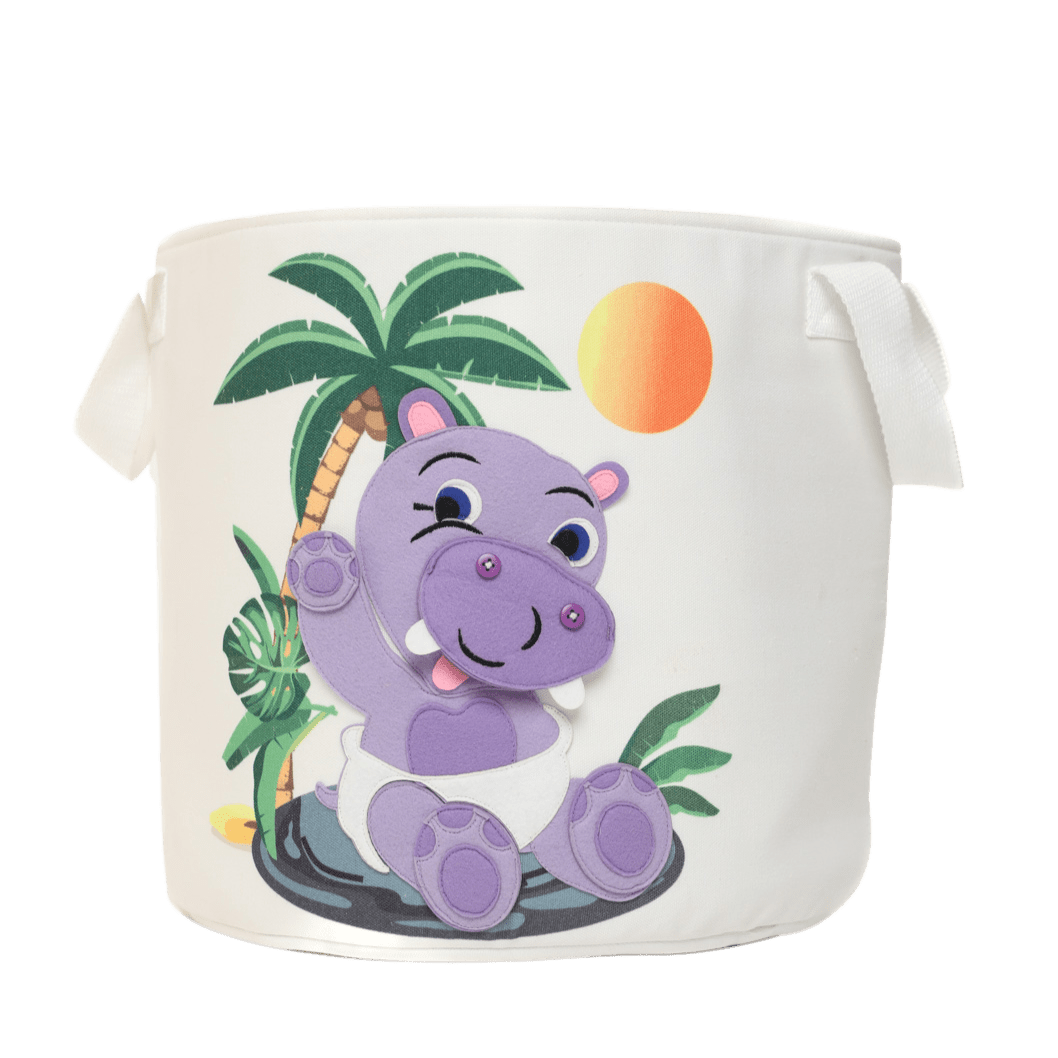 Baby Hippo - Storage Box (round)