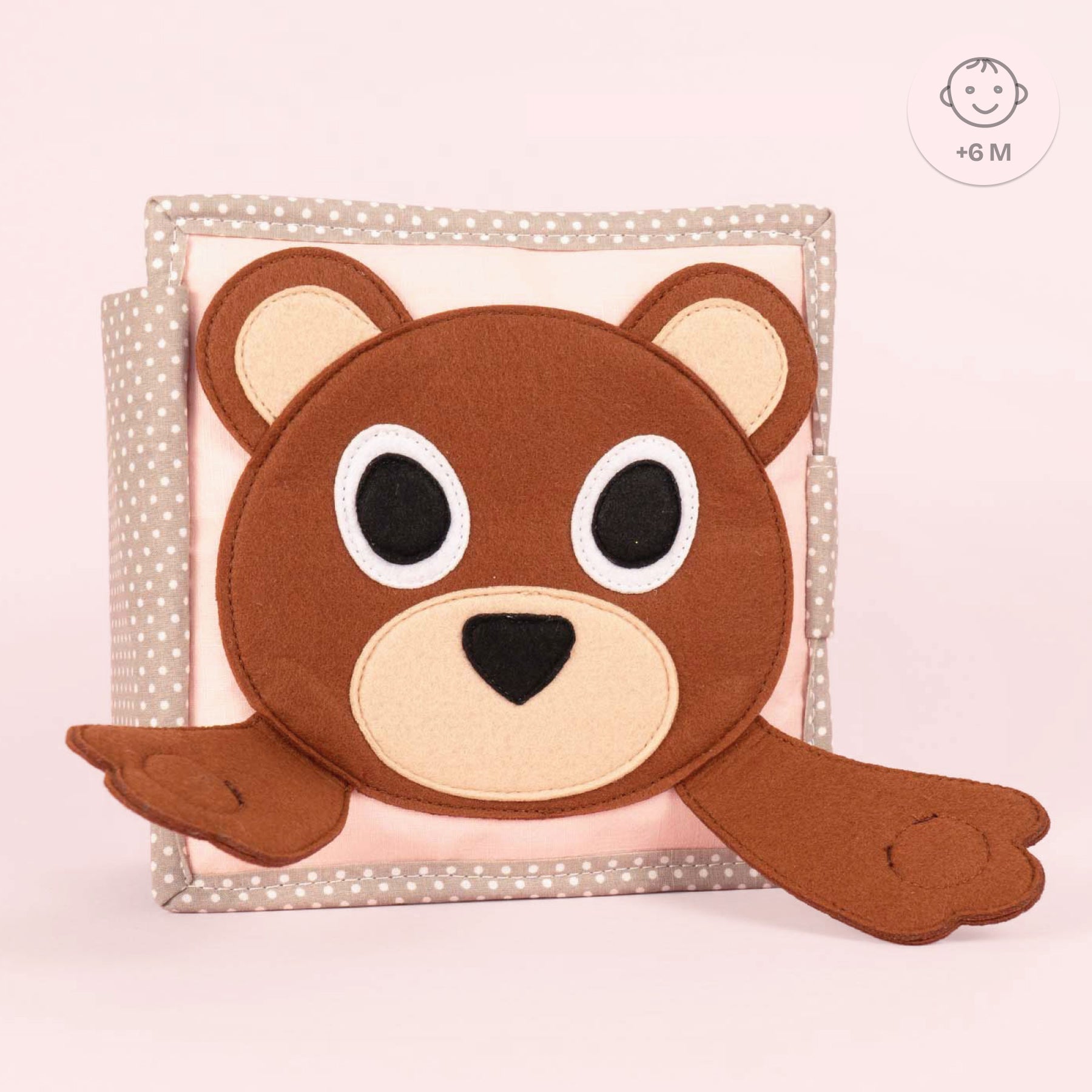 Peek-a-Boo - 6 Pages Mini Quiet Book 
