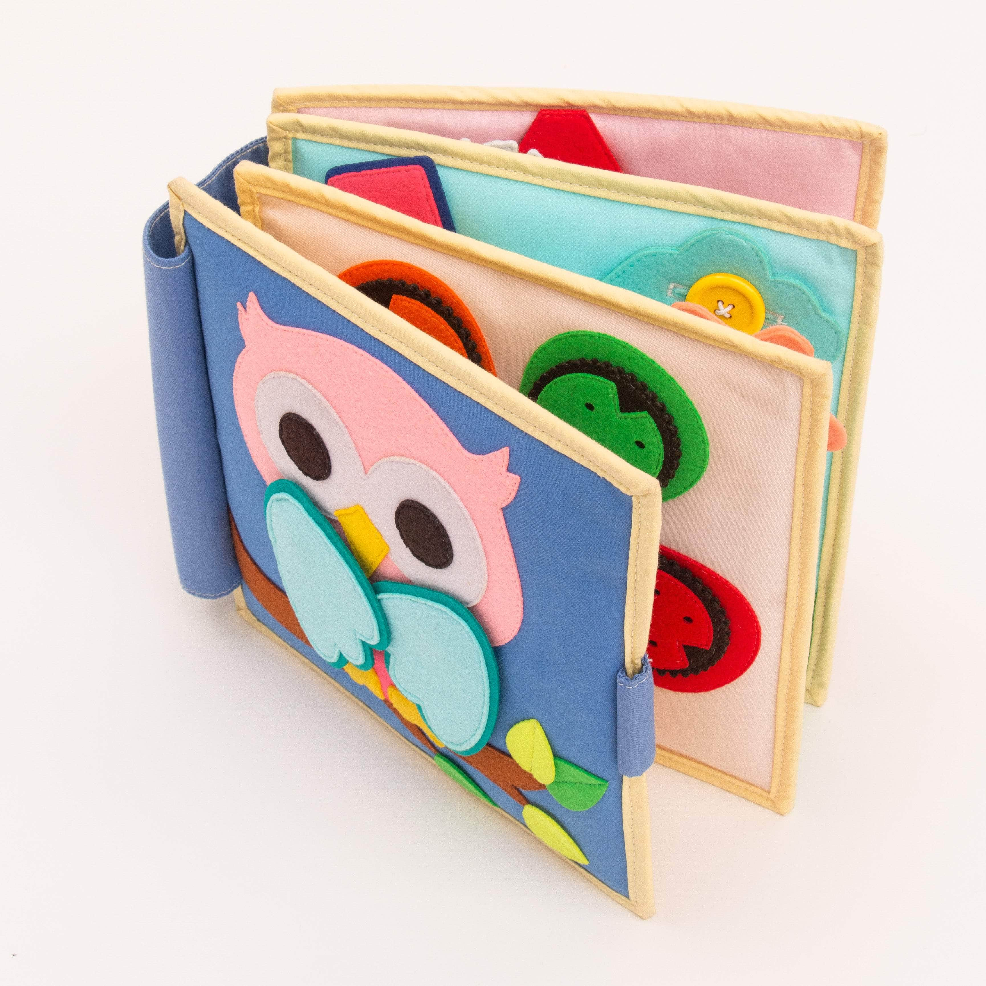 Pastel Owlet - 6 Pages Quiet Book