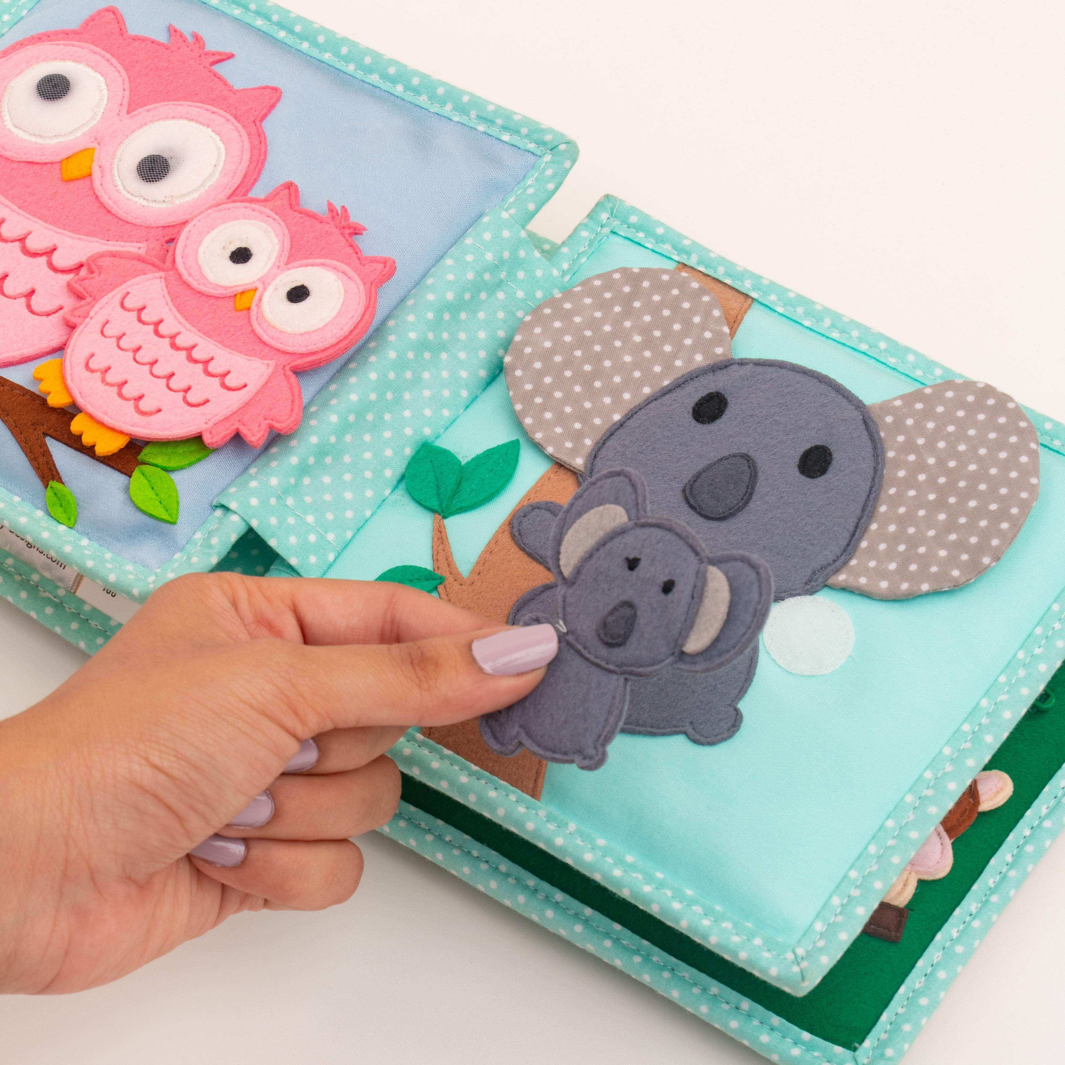 Jolly Jungle - 6 Seiten Mini Quiet Book