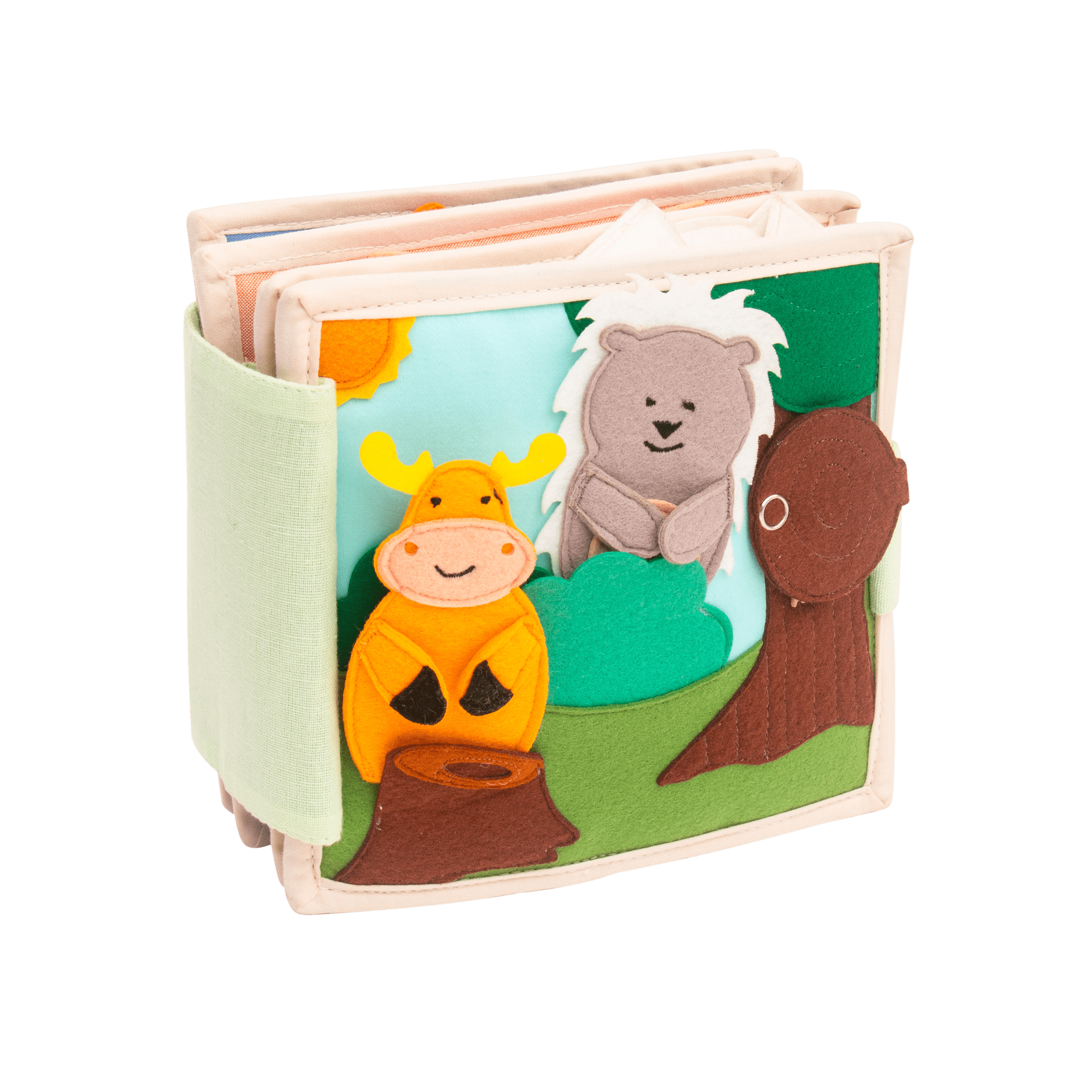 Tierfreunde - 6 Seiten Mini Quiet Book