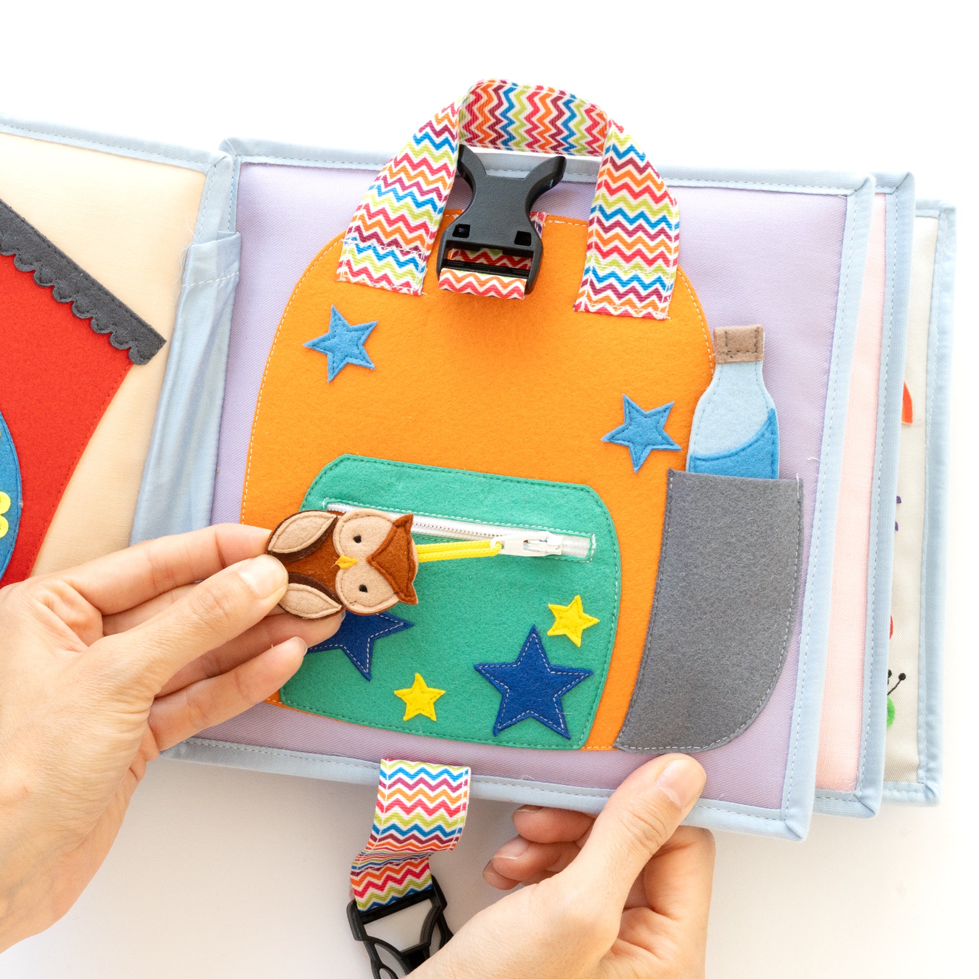 My First School Day - 6 pages Quiet Book