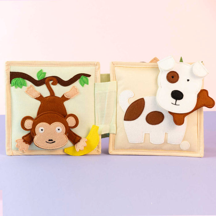 Animal Friends - 6 Pages Mini Quiet Book 