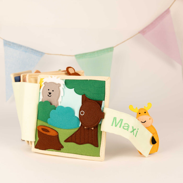 Animal Friends - 6 Pages Mini Quiet Book 