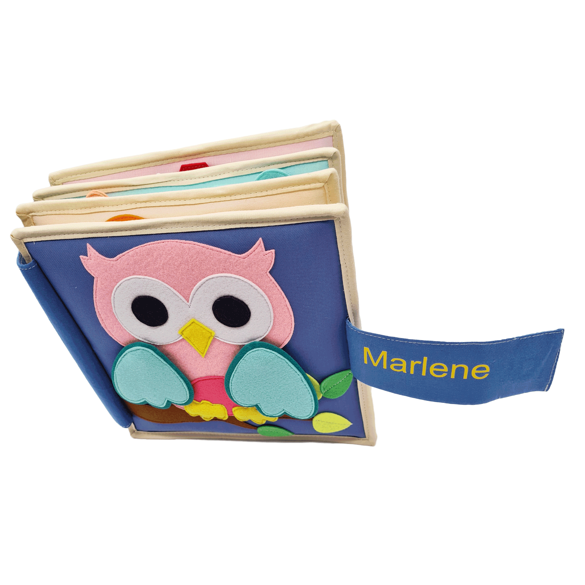 Pastel Owlet - 6 Pages Quiet Book